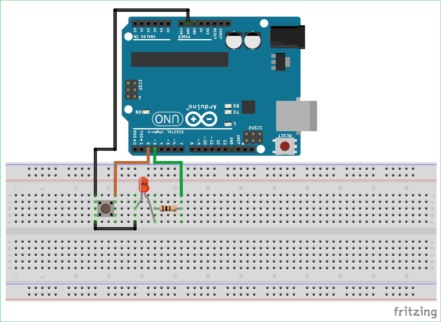 Arduino LED Project Circuit