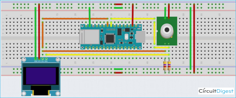 Interfacing MLX90614 with Arduino Nano 33 IoT