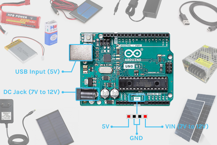 Power an Arduino Board