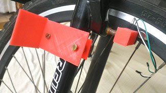 Installing-3D-printed-arduino-speedometer-box-on-bicycle