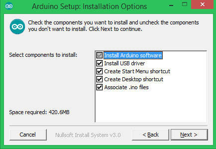 Installation Arduino Software