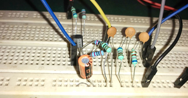 Phase Shift Oscillator Circuit Hardware