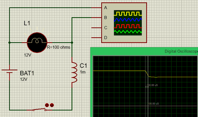 RL circuit diagram