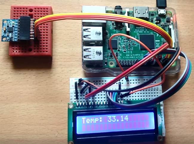 Temperature sensing using MPU6050 with Raspberry-Pi