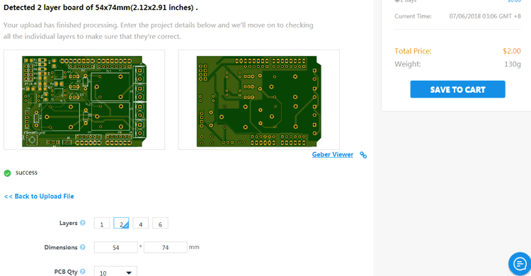 ordering pcb for DIY Arduino Relay Driver Shield PCB
