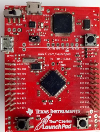 TIVA C Series TM4C123G LaunchPad