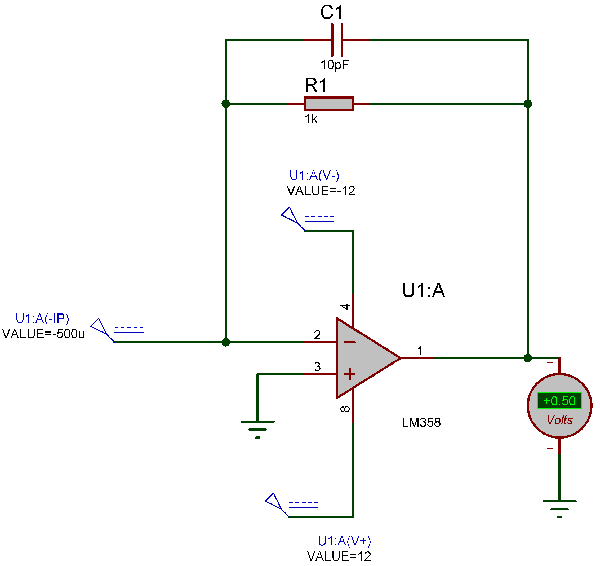Testing Transimpedance Amplifier Current to Voltage Converter