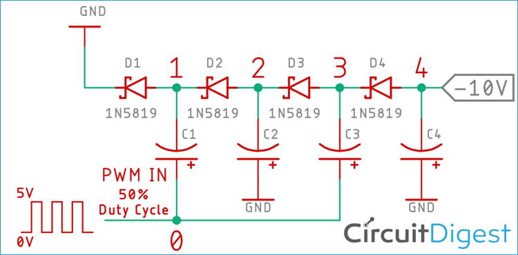 Charge Pump Inverter Circuit