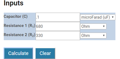 Charge Pump Input Calculation