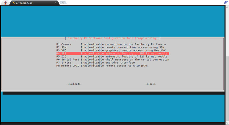 Enable SPI Interfacing