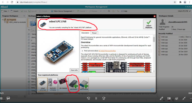 MBED Online IDE Setup