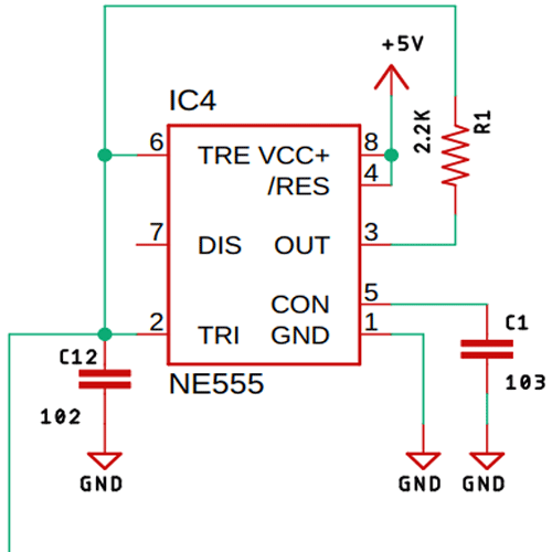 Triangular Wave Generator with 555 Astable Multivibrator