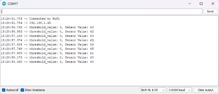 Working of the IOT Air quality monitoring System