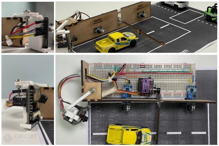 Hardware Assembled Image of Smart Parking System