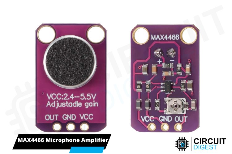 MAX4466 Microphone Amplifier Module