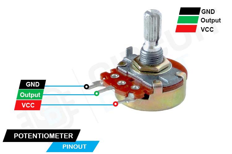 potentiometer pinout