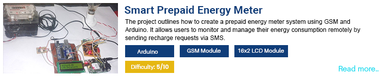 Smart Prepaid Energy Meter