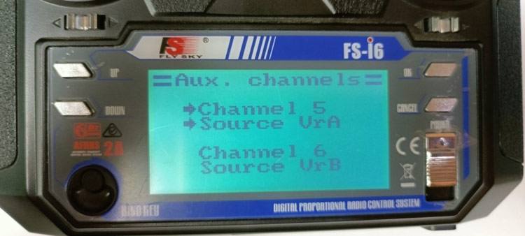 FS-i6A Aux Channel Function