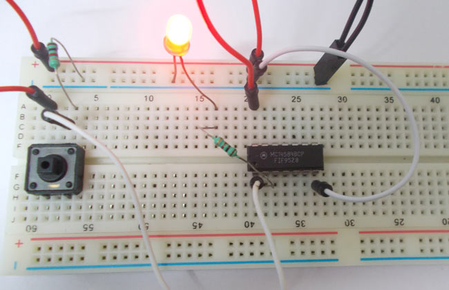 Schmitt Trigger Gate Circuit