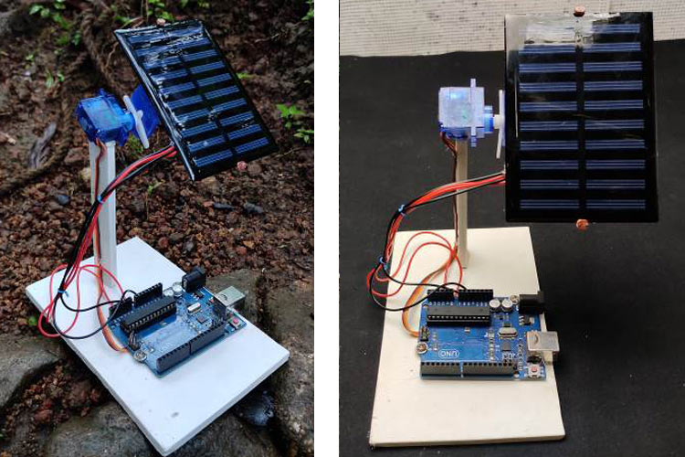 Arduino based Sun Tracking Solar Panel