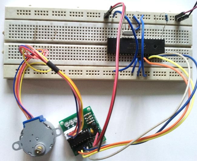 Interfacing Stepper Motor with PIC Microcontroller