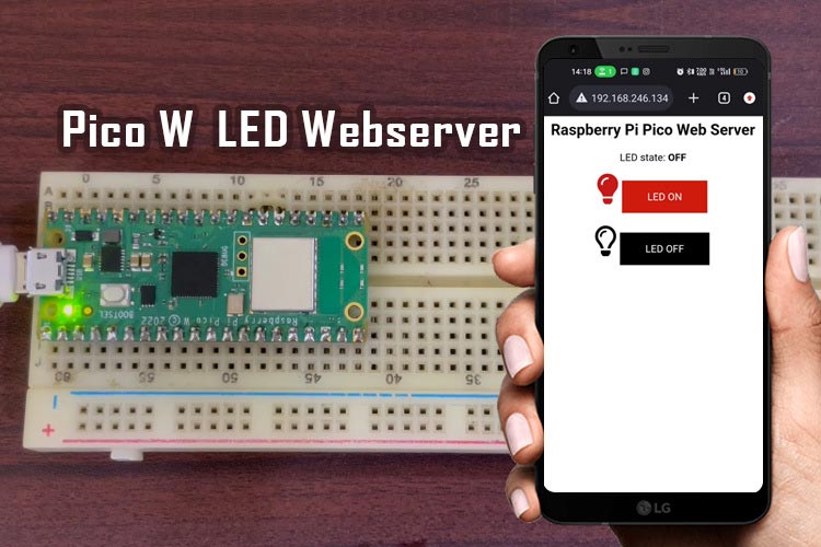 Raspberry Pi Pico W based LED Webserver