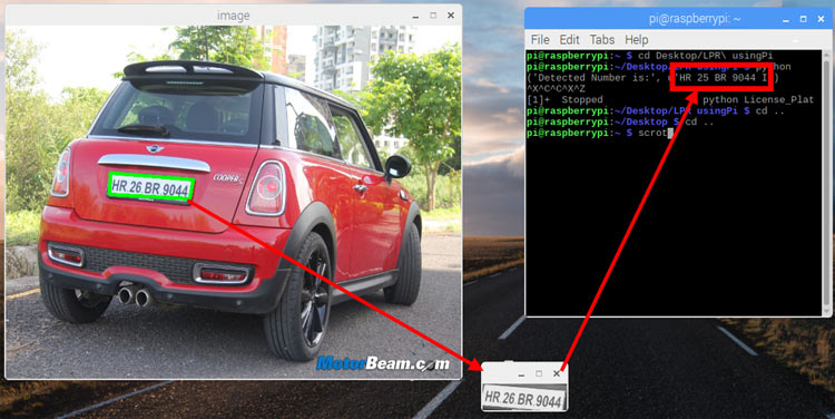 License Plate Recognition using Raspberry Pi and OpenCV