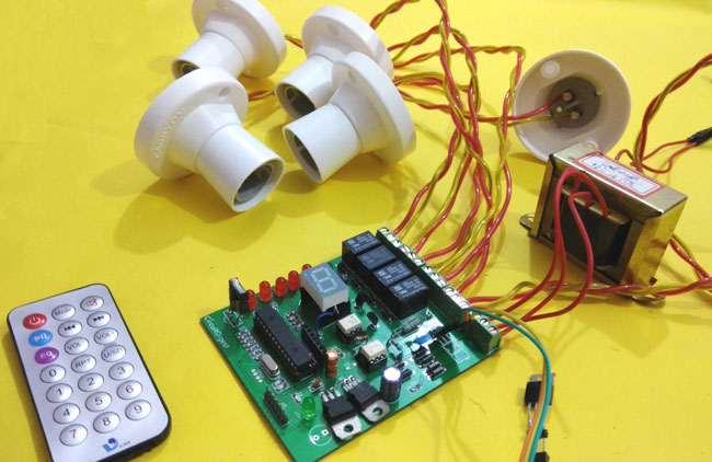 IR Remote Controlled Home Automation using PIC Microcontroller