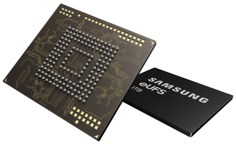 1TB embedded Universal Flash Storage (eUFS) from Samsung Electronics