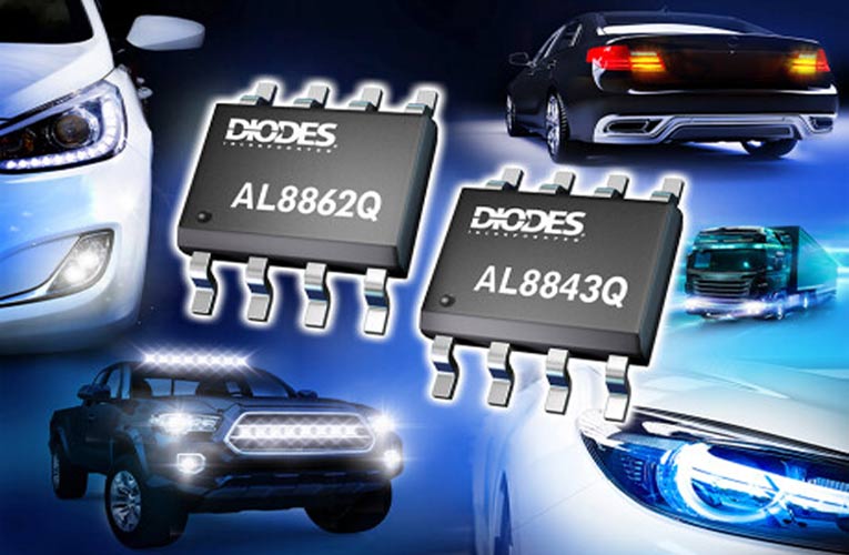 AL8843Q and AL8862Q Automotive Compliant Buck LED Drivers