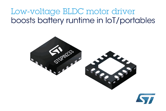 Highly Efficient Single-Chip Three-Phase and Three-Sense BLDC Driver Boosts Runtime from Batteries