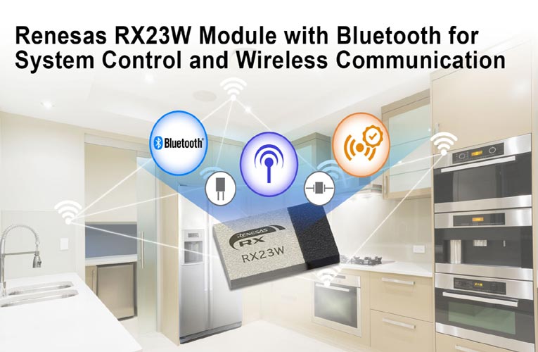 Renesas' RX23W Module with Bluetooth 5.0 Low Energy Support 