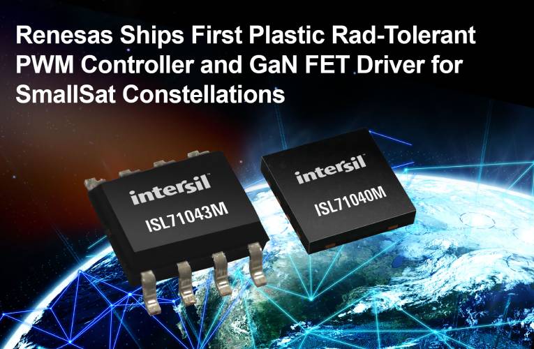Plastic Packaged Radiation-Tolerant PWM Controller and GaN FET Driver for Space SmallSats