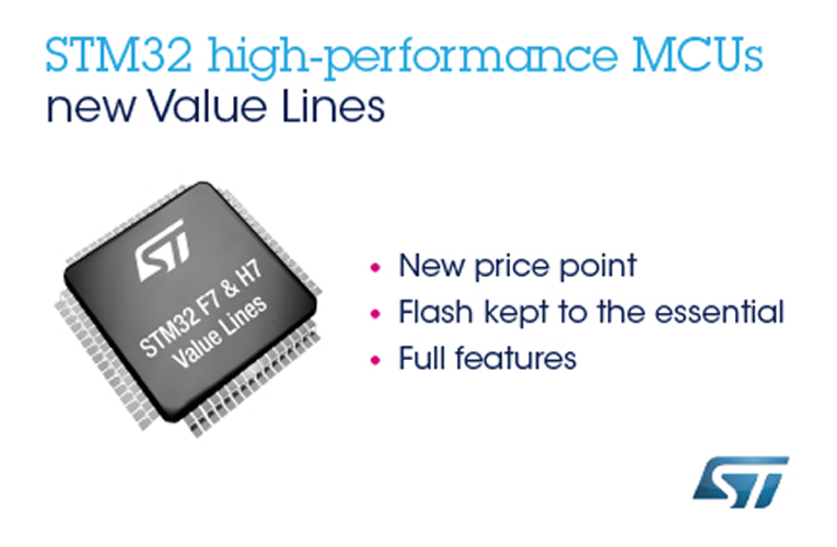 High-Performance STM32 Value Lines from STMicroelectronics Boost Real-Time IoT-Device Innovation