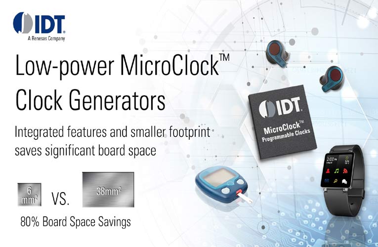 Ultra-Low-Power Miniature Programmable Clock Generator for Wearables and IoT Applications