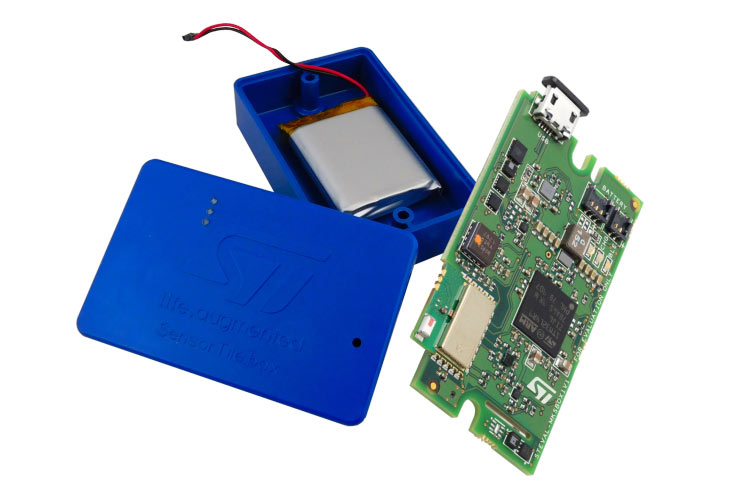 Sensortile.box – Wireless multi sensor development kit from ST for IoT and Wearable sensor applications