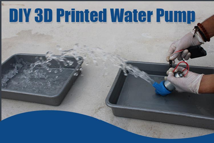 DIY 3D Printed Water Pump using DC Motor