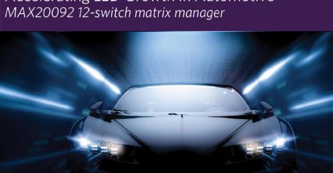 LED Matrix Manager for High-Density Automotive Matrix and Pixel Lighting