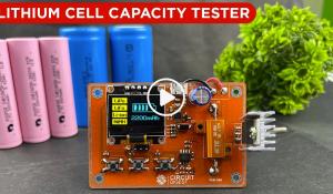 Lithium Cell Capacity Tester