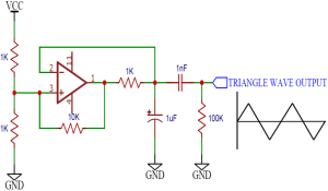 Op Amp Triangular Wave Generator