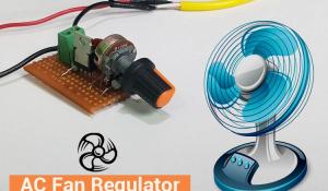 AC Fan Regulator using TRIAC and DIAC