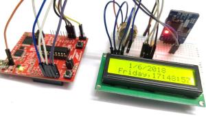 Interfacing RTC module (DS3231) with MSP430: Digital Clock