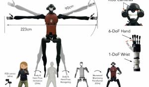 Humanoid Robot Shadowing Human Motions